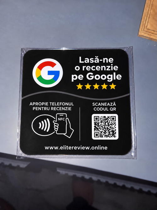 Elite Review NFC and QR review stand